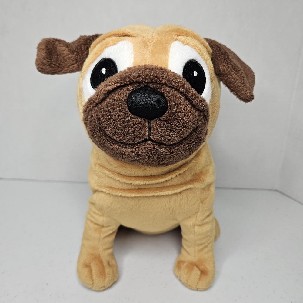 Kohls Cares Pug Dog Plush Yip Snap Yap Embroidered Eyes Stuffed Animal Retired